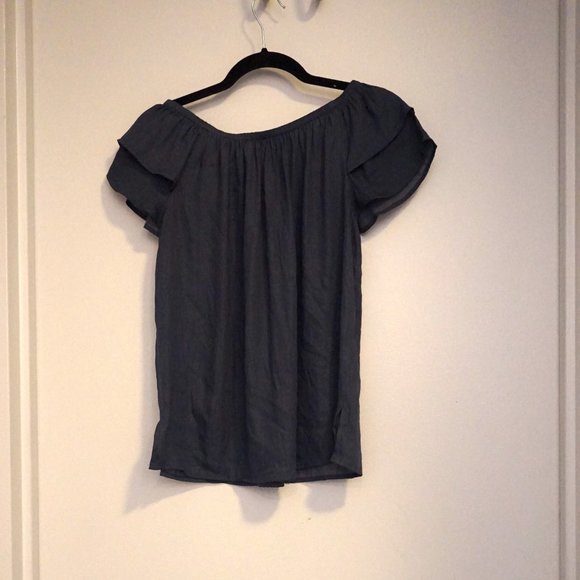 Loft Off-the-Shoulder Ruffle Top - Picture 3 of 3